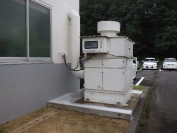 フラップホイール成型機用バグフィルタ